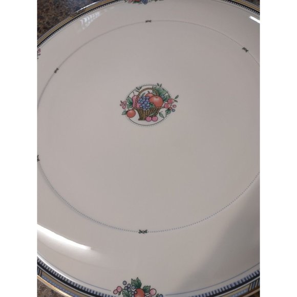 Christopher Stuart Y1008 Fruit Basket pattern Bone China Platter Cake Plate - Picture 8 of 14